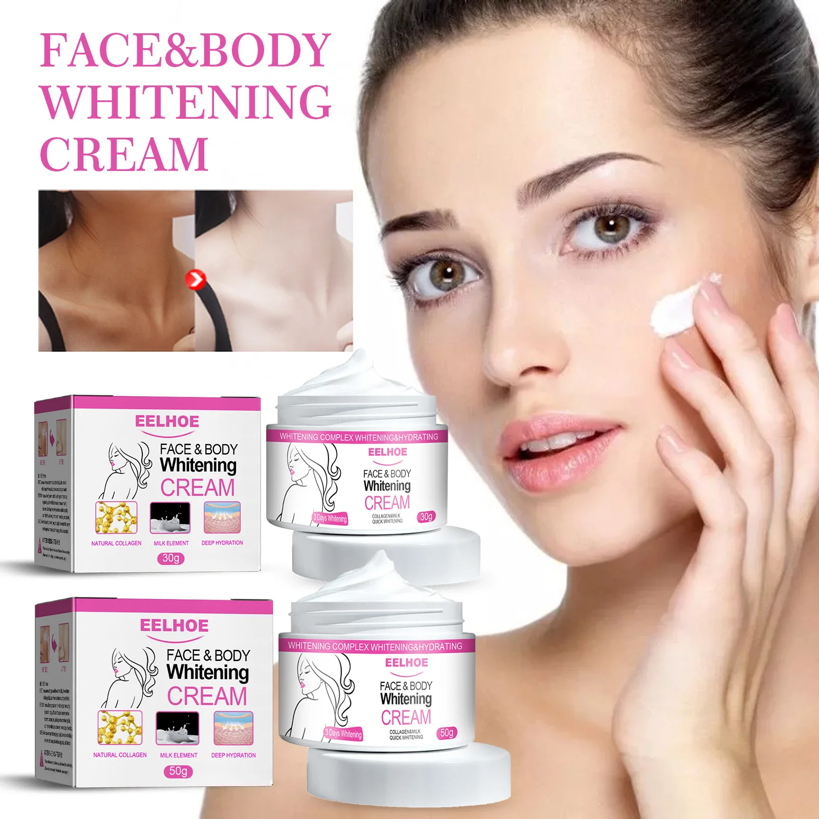 Whitening Body Cream Whiten Armpits Ankles Elbows Knee Remove Melanin Improve Dullness Brighten Bleaching Moisturizing Body Care
Whitening Body Cream Whiten Armpits Ankles Elbows Knee Remove Melanin Improve Dullness Brighten Bleaching Moisturizing Body Care