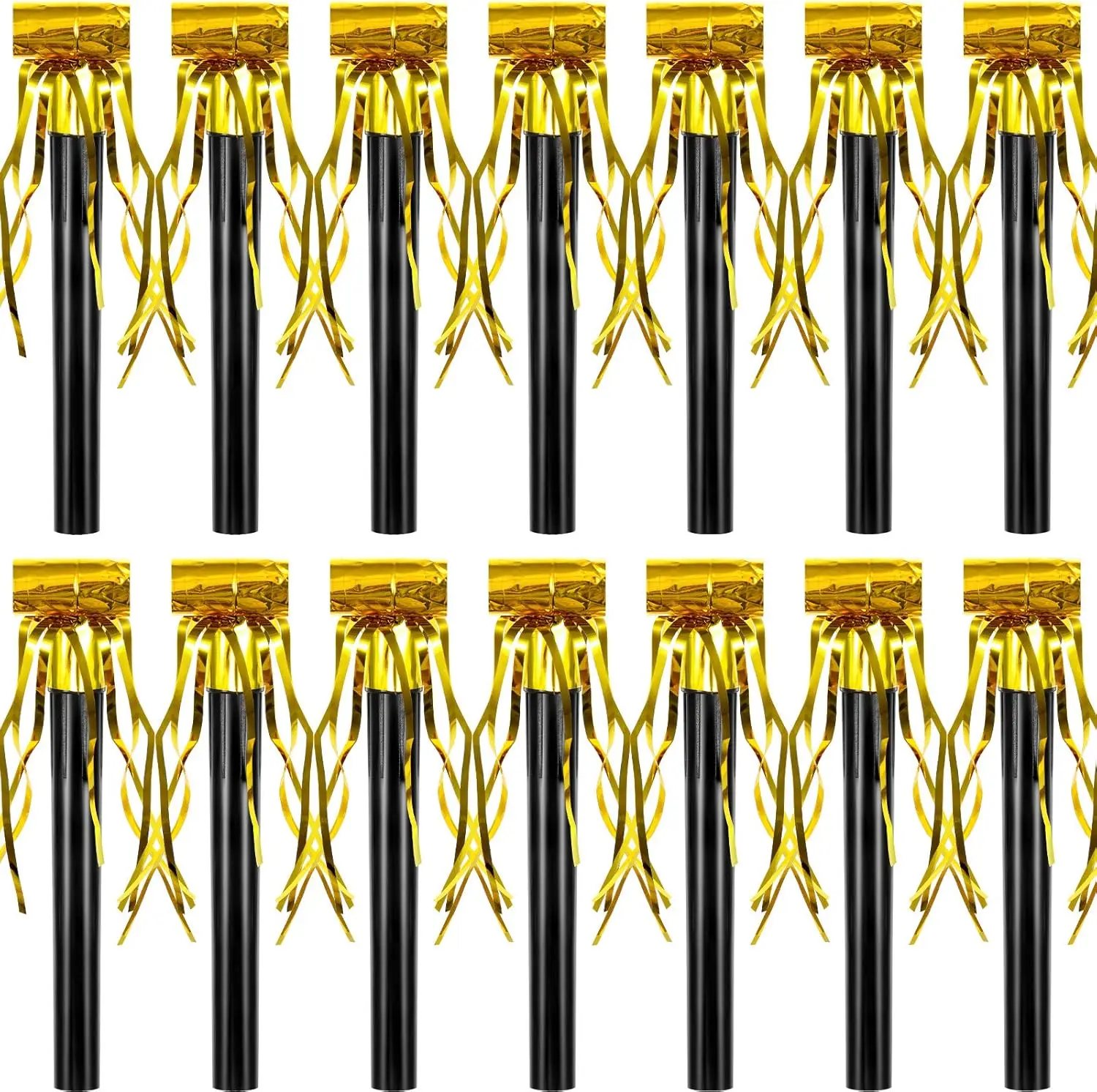 18 Gold Fringed Party Blowers, Glitter Noise Makers for Birthday Wedding Sport Events 2026 Grad Supplies
18 Gold Fringed Party Blowers, Glitter Noise Makers for Birthday Wedding Sport Events 2026 Grad Supplies
