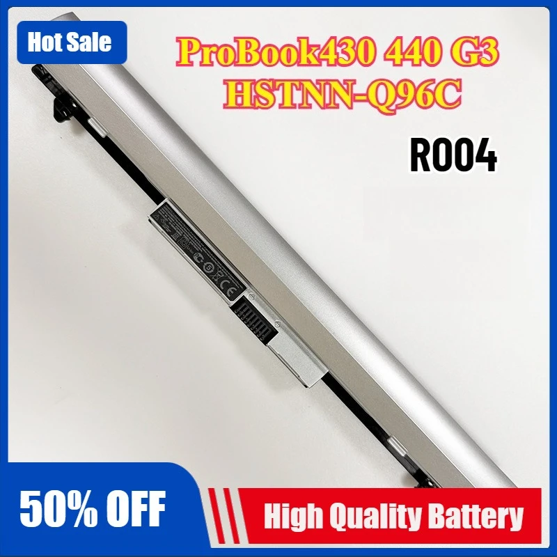 RO04 Battery for HP ProBook 400 430 G3 440 G3 RO04XL RO06 RO06XL HSTNN-PB6P HSTNN-LB7A/DB7A 805045-851 805292-001
RO04 Battery for HP ProBook 400 430 G3 440 G3 RO04XL RO06 RO06XL HSTNN-PB6P HSTNN-LB7A/DB7A 805045-851 805292-001