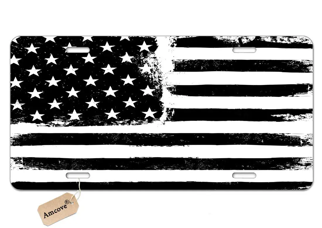 Black American Flag License Plate Patriotic Front Decorative Car Front License Plate,Vanity Tag,Metal Car Plate,Aluminum Novelty
Black American Flag License Plate Patriotic Front Decorative Car Front License Plate,Vanity Tag,Metal Car Plate,Aluminum Novelty