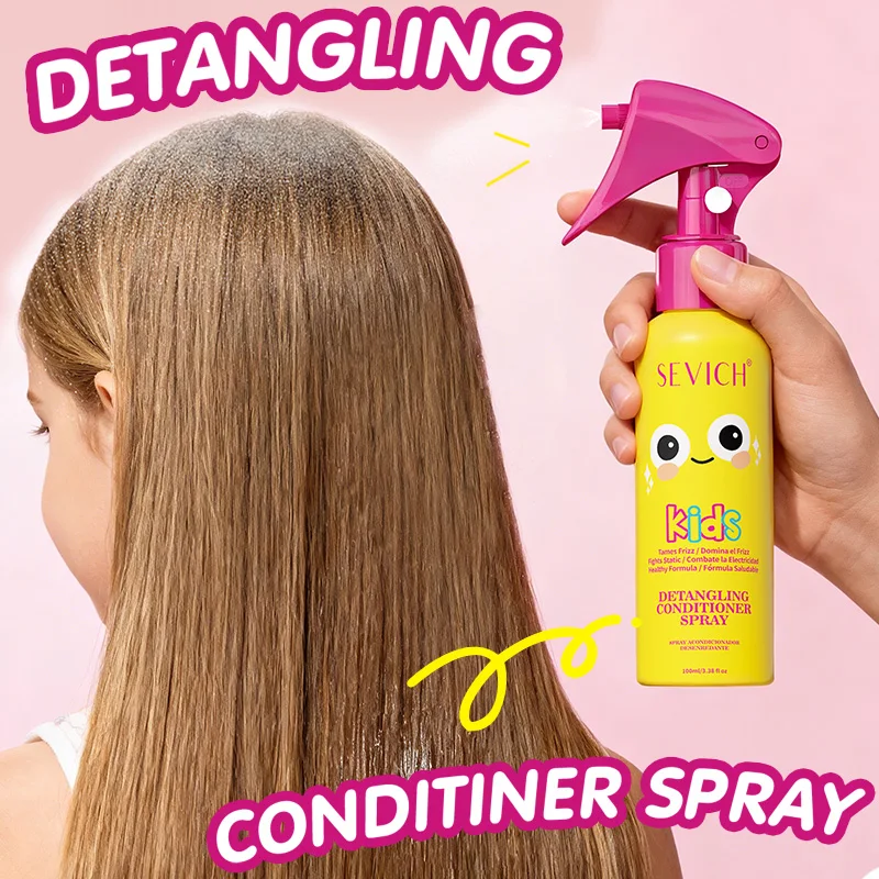 Kids Hair Detangler Spray Leave-In Conditioning Elixir for Tangle-Free Hair Instantly Detangles Knots, Adds Shine & Moisture
Kids Hair Detangler Spray Leave-In Conditioning Elixir for Tangle-Free Hair Instantly Detangles Knots, Adds Shine & Moisture