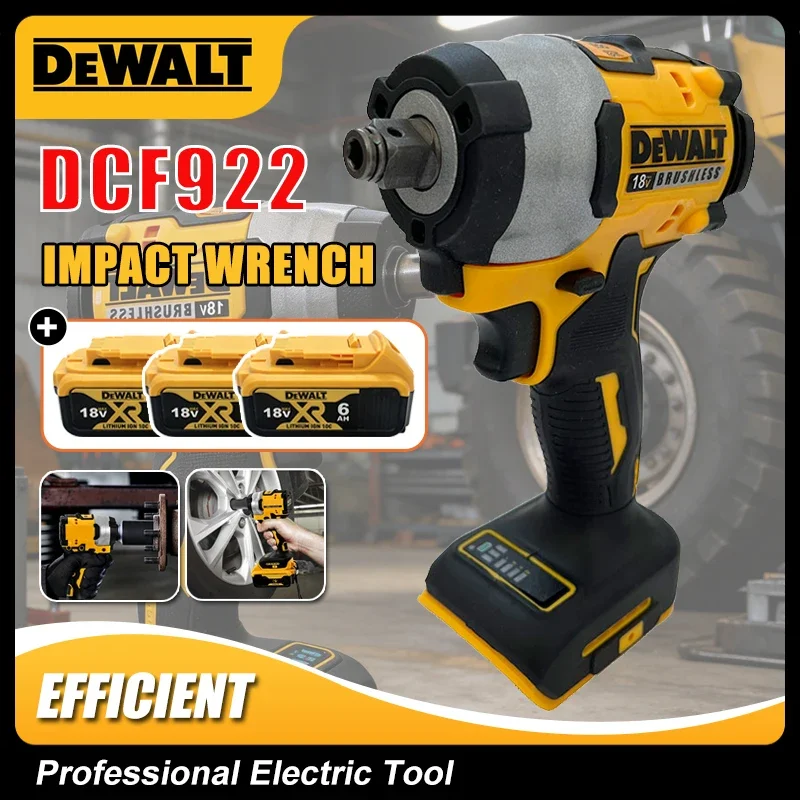 Бесщеточный ударный гайковерт Dewalt DCF922, 610 Н·м, аккумуляторный, с большим крутящим моментом, регулируемой скоростью, 20В, перезаряжаемый инструмент
Бесщеточный ударный гайковерт Dewalt DCF922, 610 Н·м, аккумуляторный, с большим крутящим моментом, регулируемой скоростью, 20В, перезаряжаемый инструмент