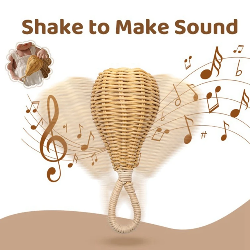 Handmade Rattan Handbell Educational Toys Handbell For Kids Crib Mobile Hand Bell Infant Sensory Toy Baby Accessories
Handmade Rattan Handbell Educational Toys Handbell For Kids Crib Mobile Hand Bell Infant Sensory Toy Baby Accessories