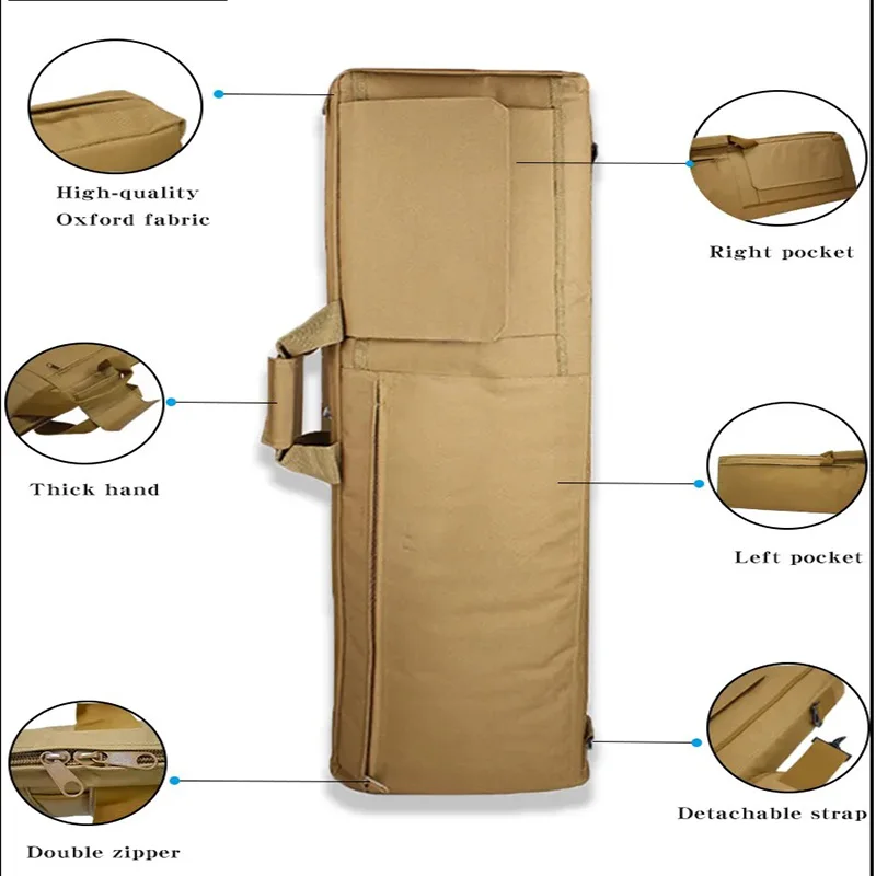 Tactical Rifle Bag Airsoft Case Equipment, Outdoor Hunting Acessories Combat Training Protective Bag
Tactical Rifle Bag Airsoft Case Equipment, Outdoor Hunting Acessories Combat Training Protective Bag