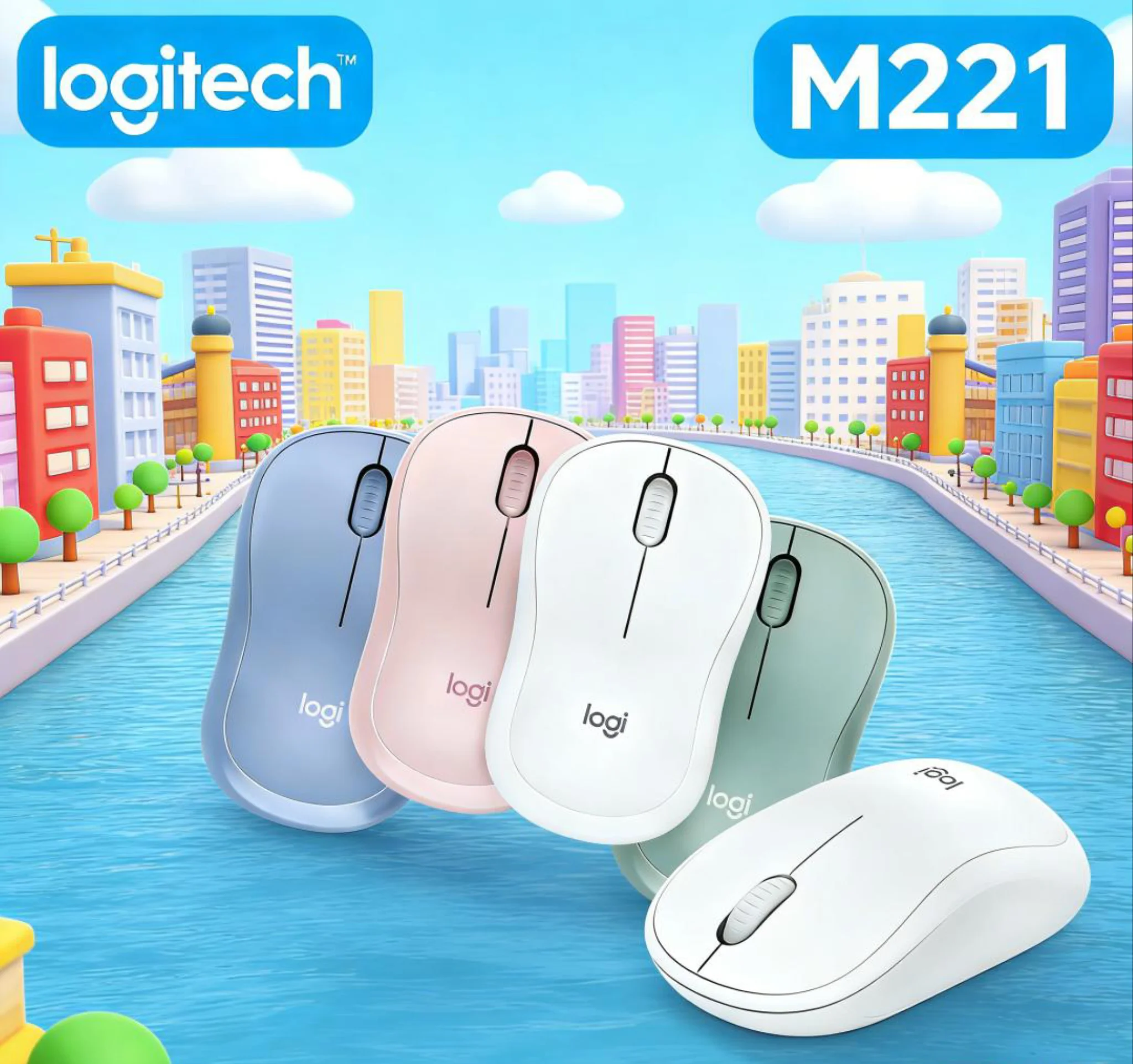 Беспроводная игровая мышь Logitech M221 Silent - эргономичная, прочная, легкая, двухрежимная, высокоточная, для киберспорта + M650/M350/M185
Беспроводная игровая мышь Logitech M221 Silent - эргономичная, прочная, легкая, двухрежимная, высокоточная, для киберспорта + M650/M350/M185