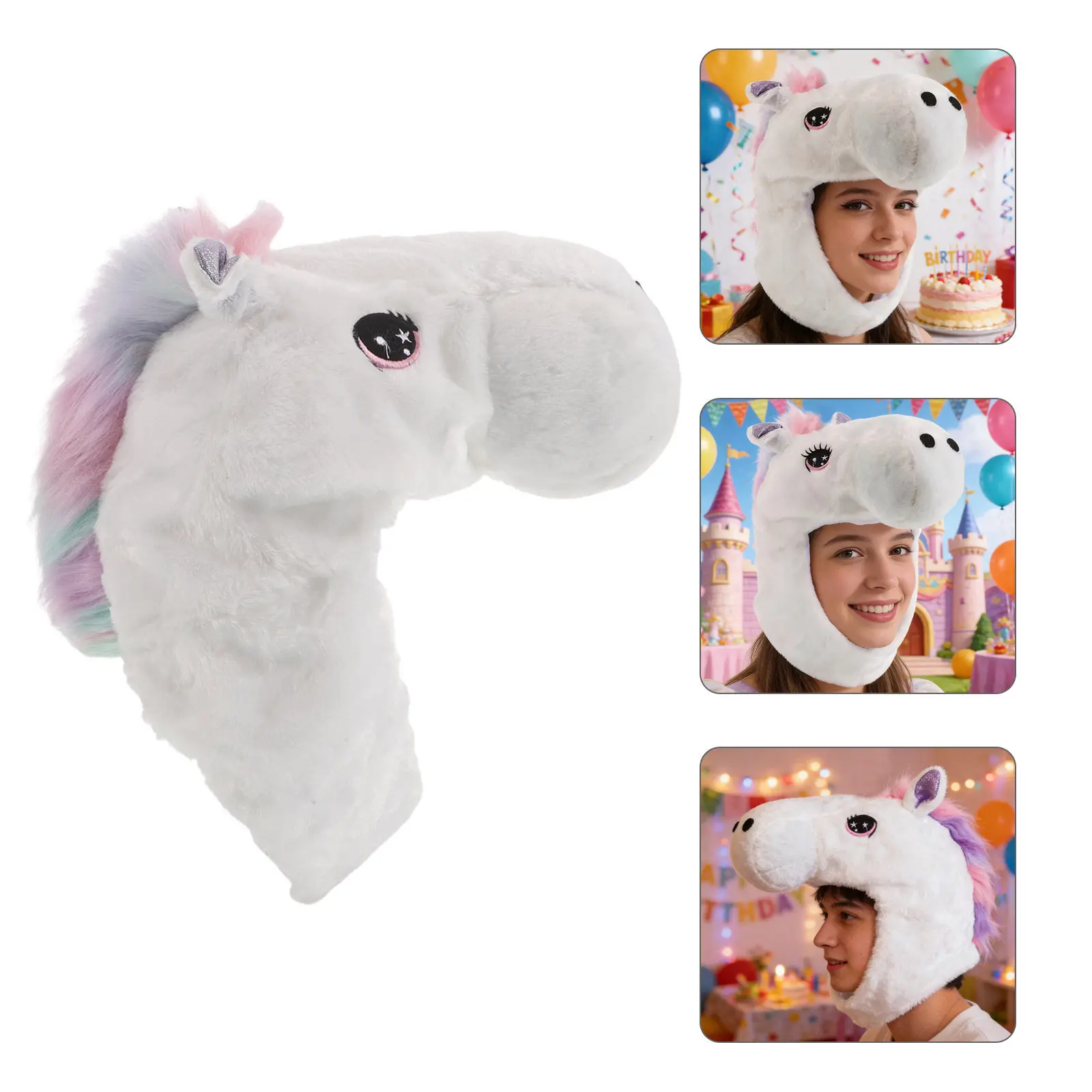 Funny Unicorn Headwear Rainbow Halloween Party Cosplay Hat Prop Carnival Costume Cap Accessories
Funny Unicorn Headwear Rainbow Halloween Party Cosplay Hat Prop Carnival Costume Cap Accessories