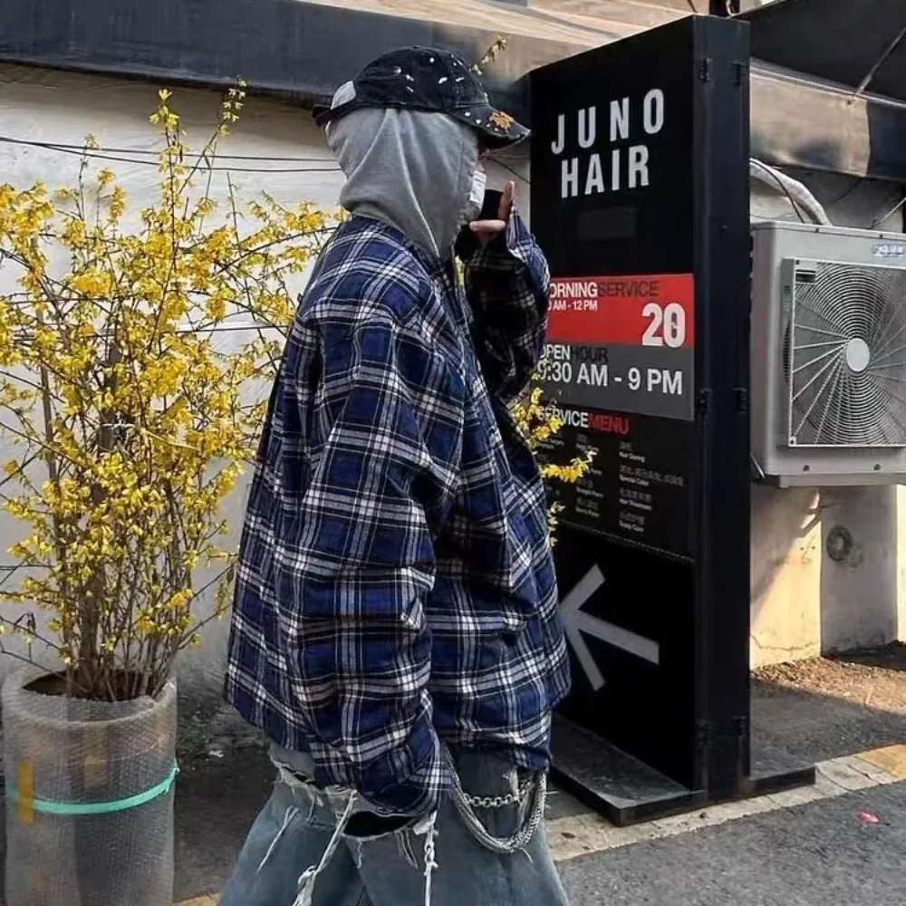 NIGO Мужская двусторонняя винтажная клетчатая рубашка с капюшоном на весну и осень, куртка в стиле фанк, повседневная куртка в стиле ретро # NGTOP11426
NIGO Мужская двусторонняя винтажная клетчатая рубашка с капюшоном на весну и осень, куртка в стиле фанк, повседневная куртка в стиле ретро # NGTOP11426