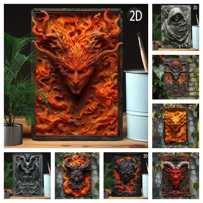 1Pc Vintage Metal Devil Wall Painting Art Plaque Sign Perfect for Caf Man Cave Bar Home Room Club Bedroom Farmhouse Garage Decor
1Pc Vintage Metal Devil Wall Painting Art Plaque Sign Perfect for Caf Man Cave Bar Home Room Club Bedroom Farmhouse Garage Decor