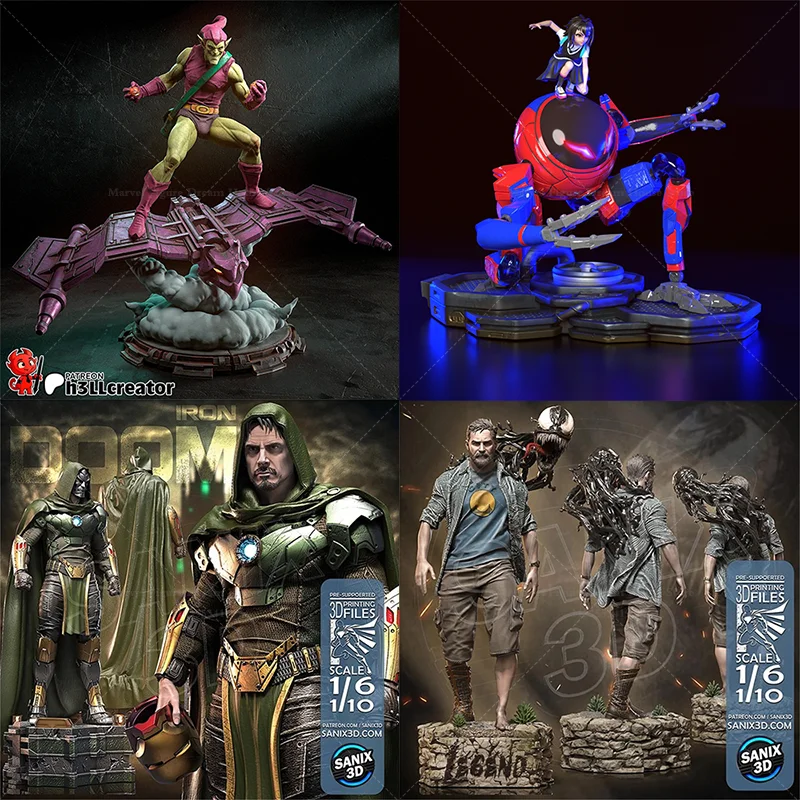 1/24 1/18 Scale Peni Parker Spider Mech Driver Green Devil Osborn DIY Self-assembled GK 3D Resin Un-panited Doll White Model
1/24 1/18 Scale Peni Parker Spider Mech Driver Green Devil Osborn DIY Self-assembled GK 3D Resin Un-panited Doll White Model