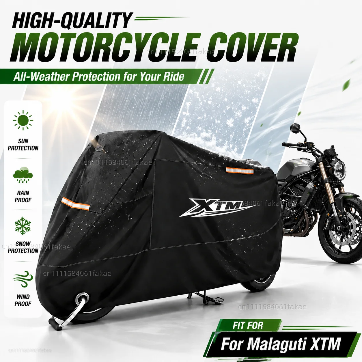 Motorcycle Cover Waterproof Outdoor All Season Dustproof UV Protective Moto Scooter Rain Cover For Malaguti XTM 2008-2024
Motorcycle Cover Waterproof Outdoor All Season Dustproof UV Protective Moto Scooter Rain Cover For Malaguti XTM 2008-2024