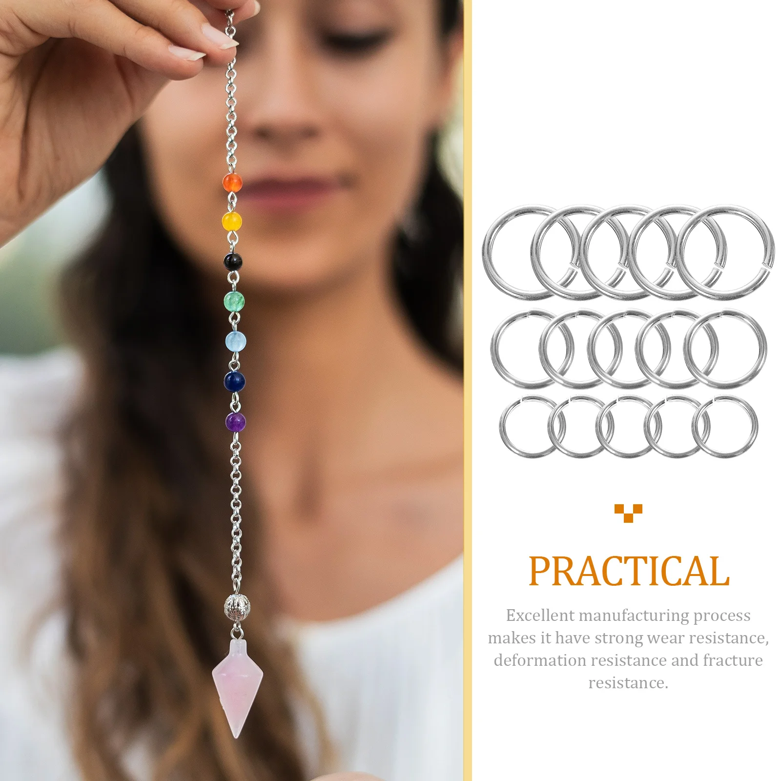 Sterling Silver Jump Rings 3 Bags Necklace Bracelet Supplies Kit Charm Attachment DIY Craft Projects Jewelry Making Materials 
Sterling Silver Jump Rings 3 Bags Necklace Bracelet Supplies Kit Charm Attachment DIY Craft Projects Jewelry Making Materials