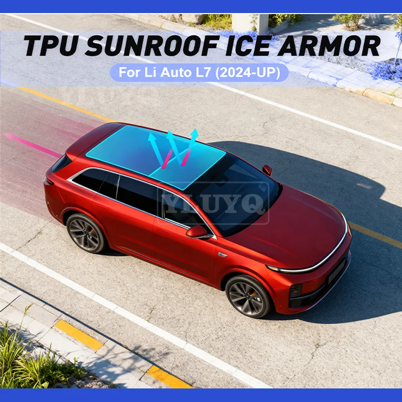 TPU Ice Armor for Li Auto L9 2024 2025-up Heat Insulation Car PPF Accessories Pre-Cut Sunroof Protection Film Roof Window
TPU Ice Armor for Li Auto L9 2024 2025-up Heat Insulation Car PPF Accessories Pre-Cut Sunroof Protection Film Roof Window