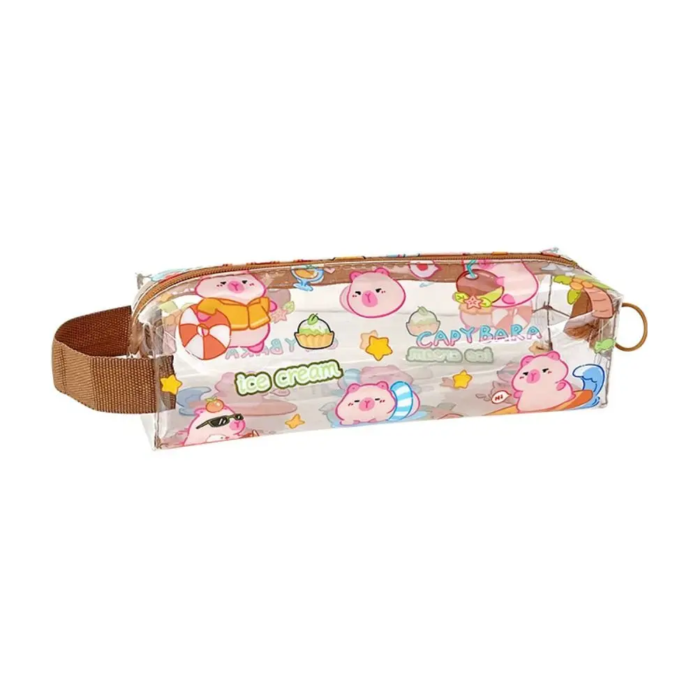 High Quality Capybara Pen Bag Transparent Large Capacity Pencil Case Handheld Portable Stationery Organizer Students
High Quality Capybara Pen Bag Transparent Large Capacity Pencil Case Handheld Portable Stationery Organizer Students
