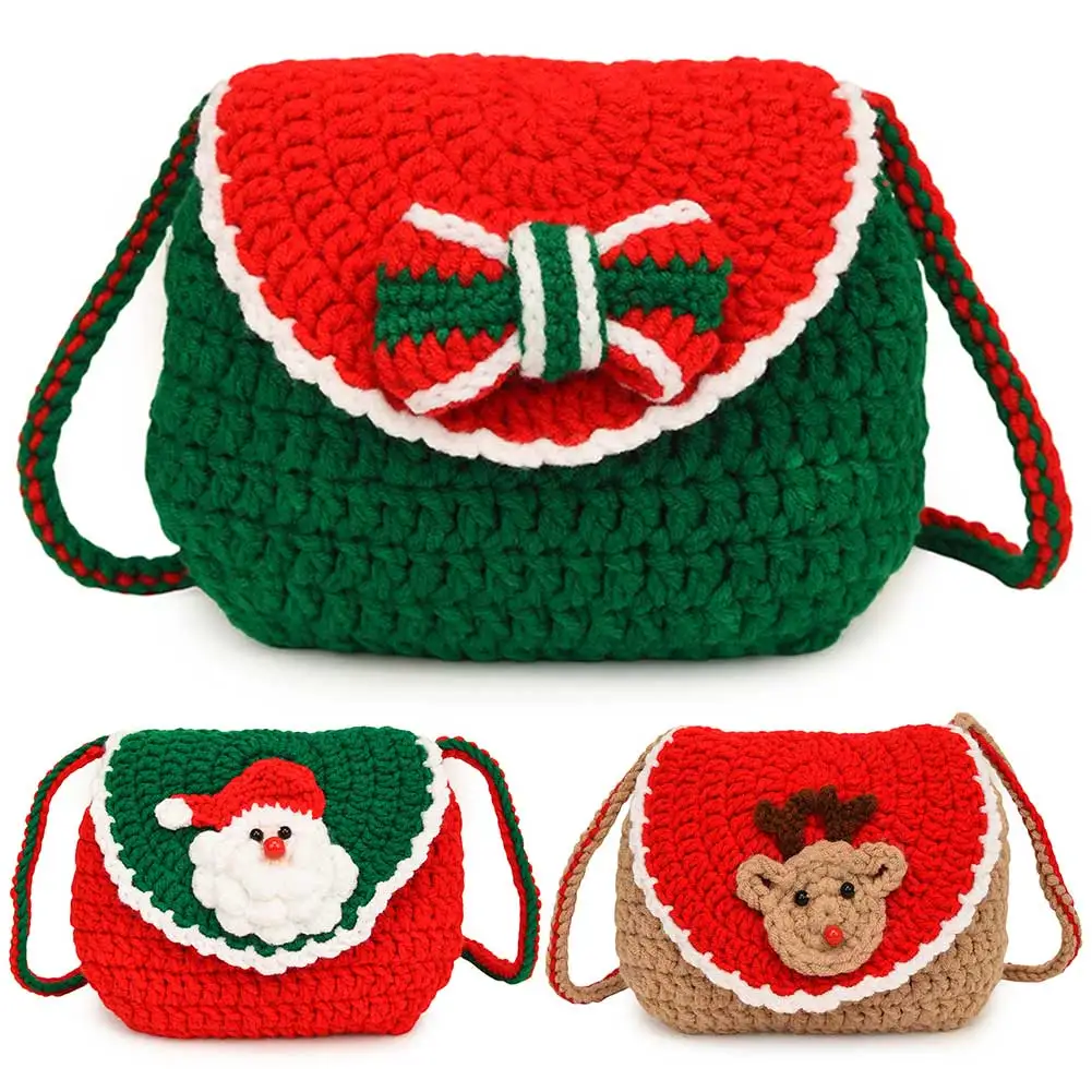 Women Crochet Shoulder Bag Christmas Knitted Purse Flap Handbag Trendy Clutch Purse for Work Travel Shopping
Women Crochet Shoulder Bag Christmas Knitted Purse Flap Handbag Trendy Clutch Purse for Work Travel Shopping