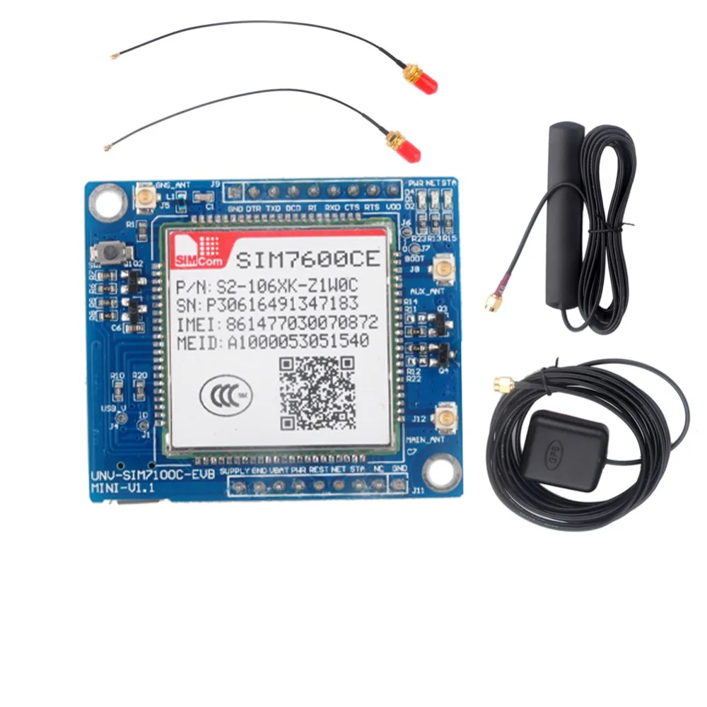 Макетная плата RCmall SIM7600CE 4G модуль для Arduino Raspberry Pi 5-18 в Android Linux Windows GSM/GPRS/EDGE900/1800 МГц
Макетная плата RCmall SIM7600CE 4G модуль для Arduino Raspberry Pi 5-18 в Android Linux Windows GSM/GPRS/EDGE900/1800 МГц