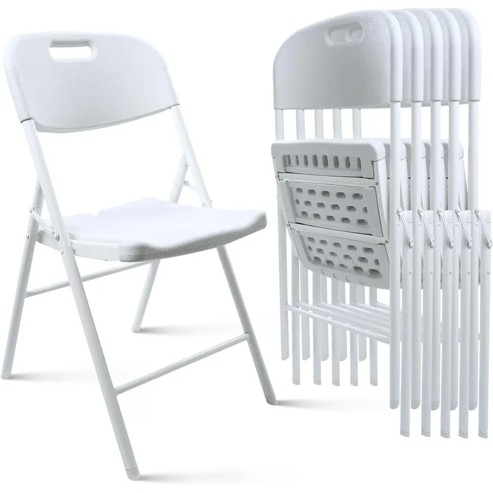 Durable 6-Pack Folding Chairs with 600 lb Capacity for Indoor and Outdoor Use, Suitable for Restaurants, Kitchens, Picnics, Race
Durable 6-Pack Folding Chairs with 600 lb Capacity for Indoor and Outdoor Use, Suitable for Restaurants, Kitchens, Picnics, Race