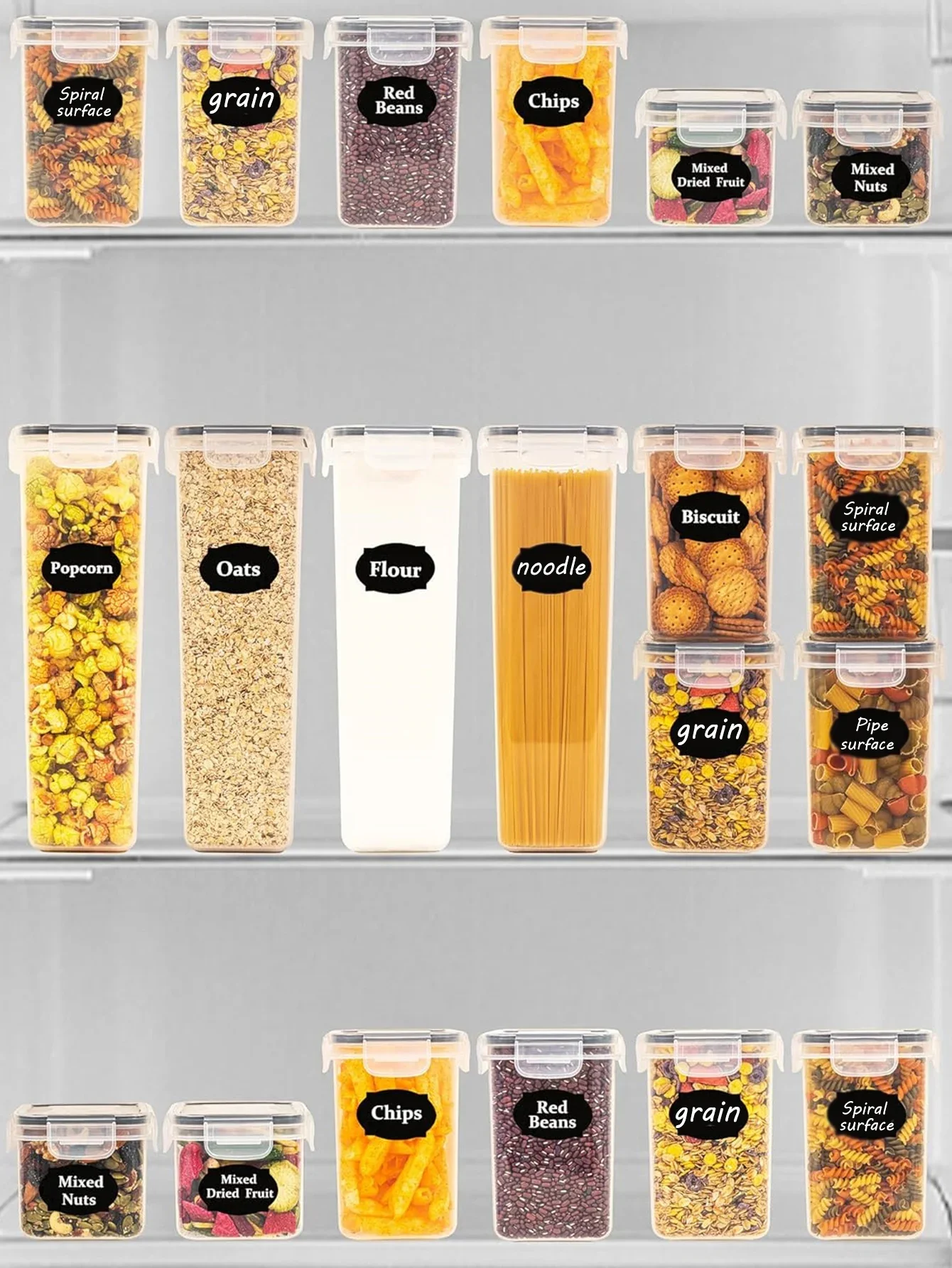 7pcs Rv organization is essential! Sealed food storage containers with LIDS, BPA-free plastic kitchen and pantry tissue jars
7pcs Rv organization is essential! Sealed food storage containers with LIDS, BPA-free plastic kitchen and pantry tissue jars