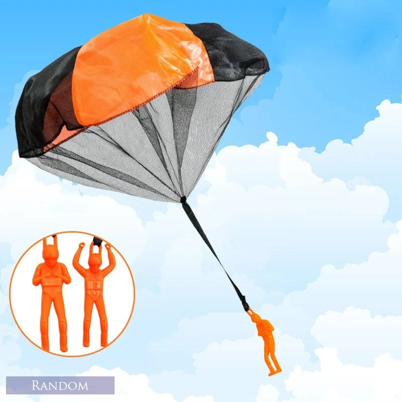 1/2pcs Kids Hand Throwing Parachute Toy Outdoor Flying Parachute with Mini Figure Sports Toy for Boys & Girls
1/2pcs Kids Hand Throwing Parachute Toy Outdoor Flying Parachute with Mini Figure Sports Toy for Boys & Girls