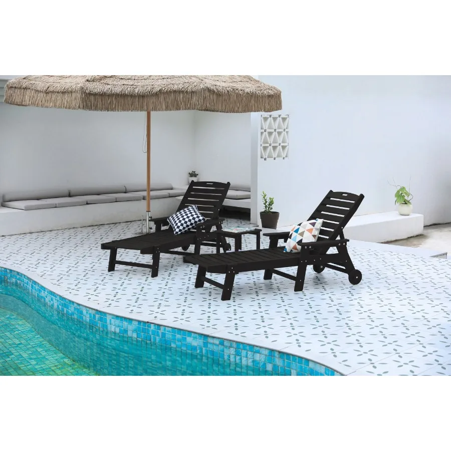 Set of 2 Lounge Chair Outdoor Oversized Chaise Lounge Chair with 5 Positions HDPE Patio Lounge Chair with Wheels Cup Holder for
Set of 2 Lounge Chair Outdoor Oversized Chaise Lounge Chair with 5 Positions HDPE Patio Lounge Chair with Wheels Cup Holder for