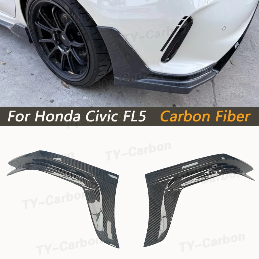 Real Carbon Fiber Car Rear Bumper Splitters Lip For Honda Civic Type R 11th 2023+ FL5 Car Rear Spoiler Apron Protector Body Kits
Real Carbon Fiber Car Rear Bumper Splitters Lip For Honda Civic Type R 11th 2023+ FL5 Car Rear Spoiler Apron Protector Body Kits