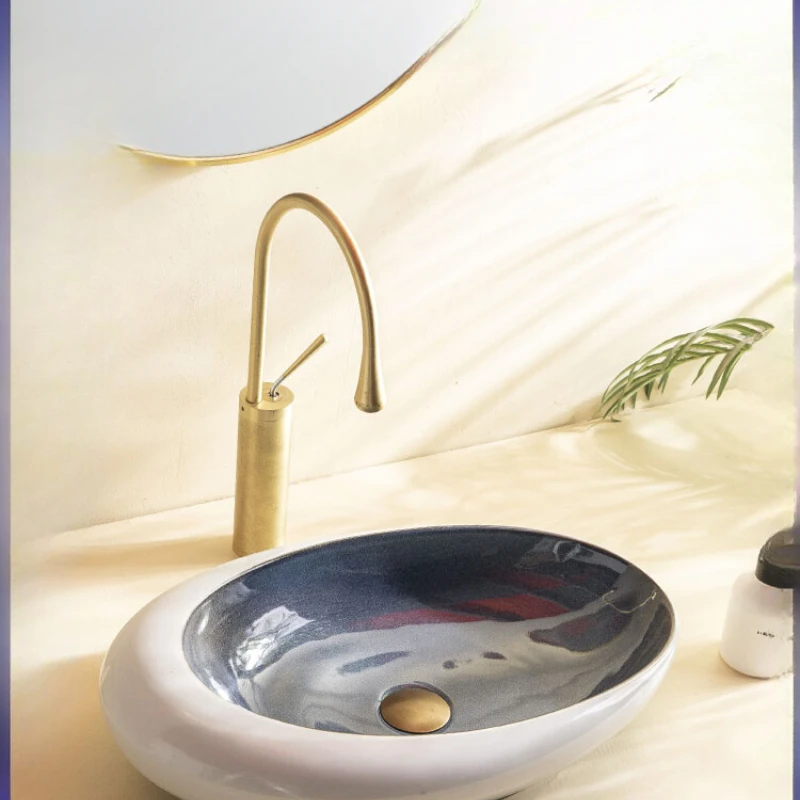 Washing table Washing basin Household B & B bathroom Washing basin Small size retro
Washing table Washing basin Household B & B bathroom Washing basin Small size retro