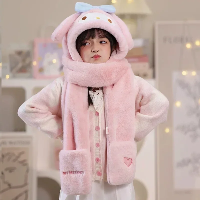 Children's Hat Scarf Integrated Winter Warm Boy and Girl Plush Cartoon Ear Protection Hat Gloves 2024 New Model
Children's Hat Scarf Integrated Winter Warm Boy and Girl Plush Cartoon Ear Protection Hat Gloves 2024 New Model