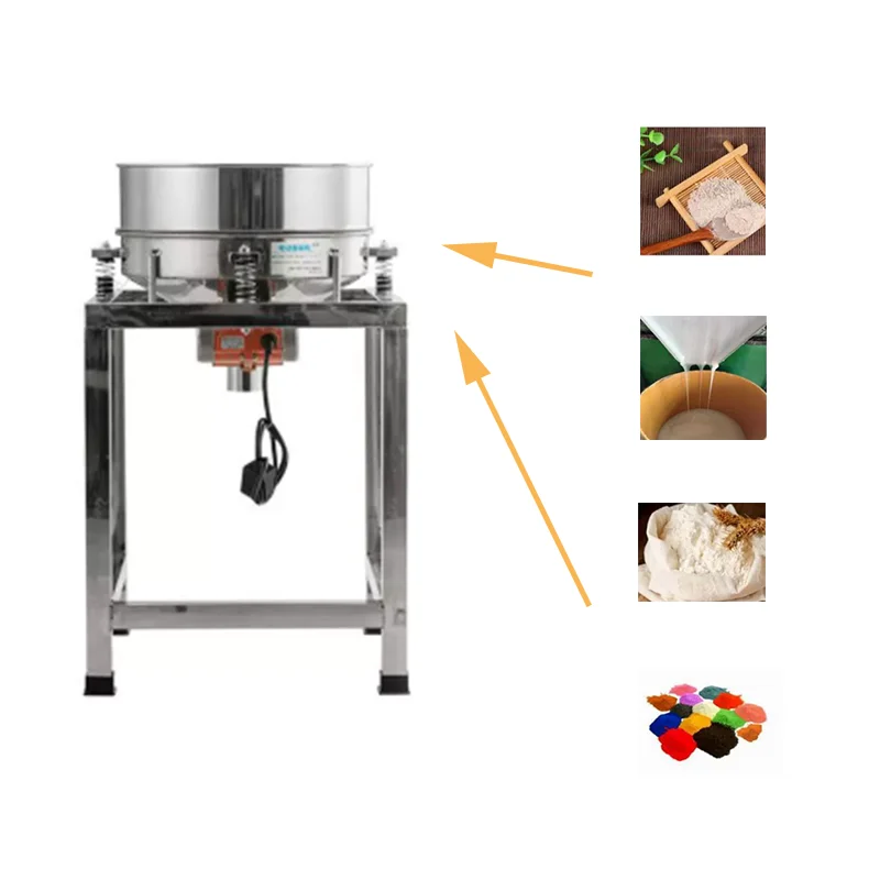 50cm Food Grade Stainless Steel Electric Vibrating Sieve Machine, Round Shaker Screen for Powder and Granule Sieving
50cm Food Grade Stainless Steel Electric Vibrating Sieve Machine, Round Shaker Screen for Powder and Granule Sieving
