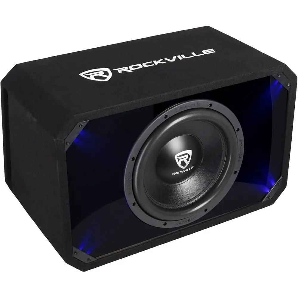 SV12K6D2 12" 2400W K6 Car Subwooer, 2-Ohm | Plexi Enclosure in Vented MD Box, Selectable Blue/White LED
SV12K6D2 12" 2400W K6 Car Subwooer, 2-Ohm | Plexi Enclosure in Vented MD Box, Selectable Blue/White LED