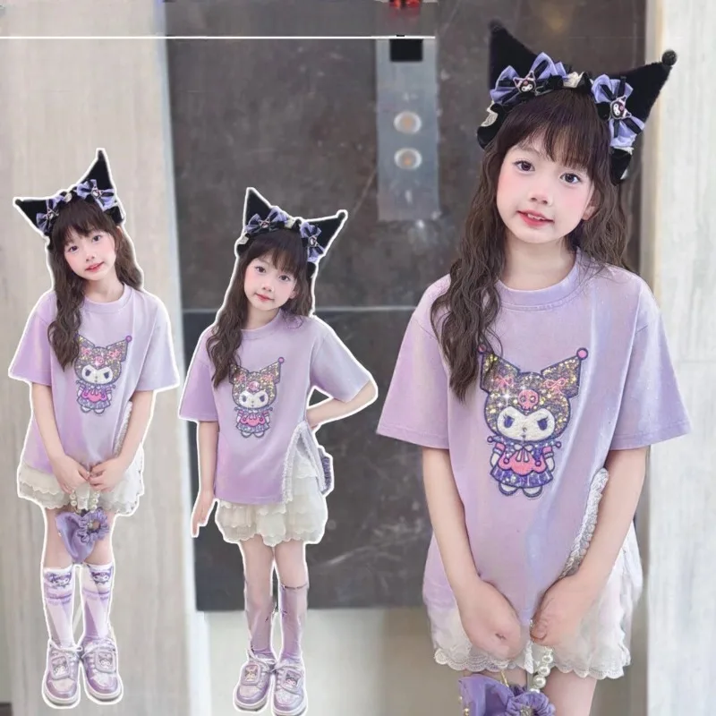 Cinnamoroll My Melody Anime Kawaii Sanrio Ins Fashion Baby Shirt Skirt Set Summer Cute Children Casual Clothes Gifts Toys
Cinnamoroll My Melody Anime Kawaii Sanrio Ins Fashion Baby Shirt Skirt Set Summer Cute Children Casual Clothes Gifts Toys