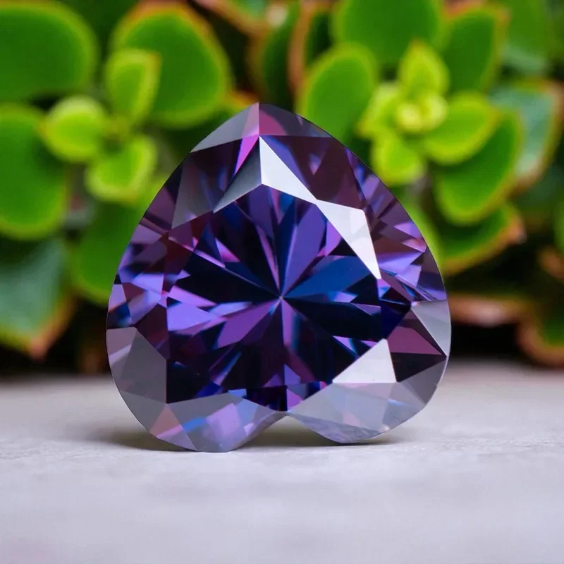 Moissanite Stone Heart Cut Emperor Purple VVS1 Clarity Loose Gemstone Beads with Certificate For Advanced Jewelry Making
Moissanite Stone Heart Cut Emperor Purple VVS1 Clarity Loose Gemstone Beads with Certificate For Advanced Jewelry Making