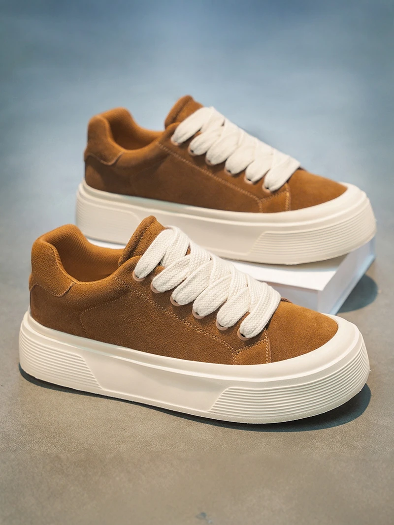 Men's Low-Top Thick-Heeled Casual Shoes Spring Summer Trendy All-Match Sporty Breathable Round-Toe PVC Outsole Comfortable
Men's Low-Top Thick-Heeled Casual Shoes Spring Summer Trendy All-Match Sporty Breathable Round-Toe PVC Outsole Comfortable