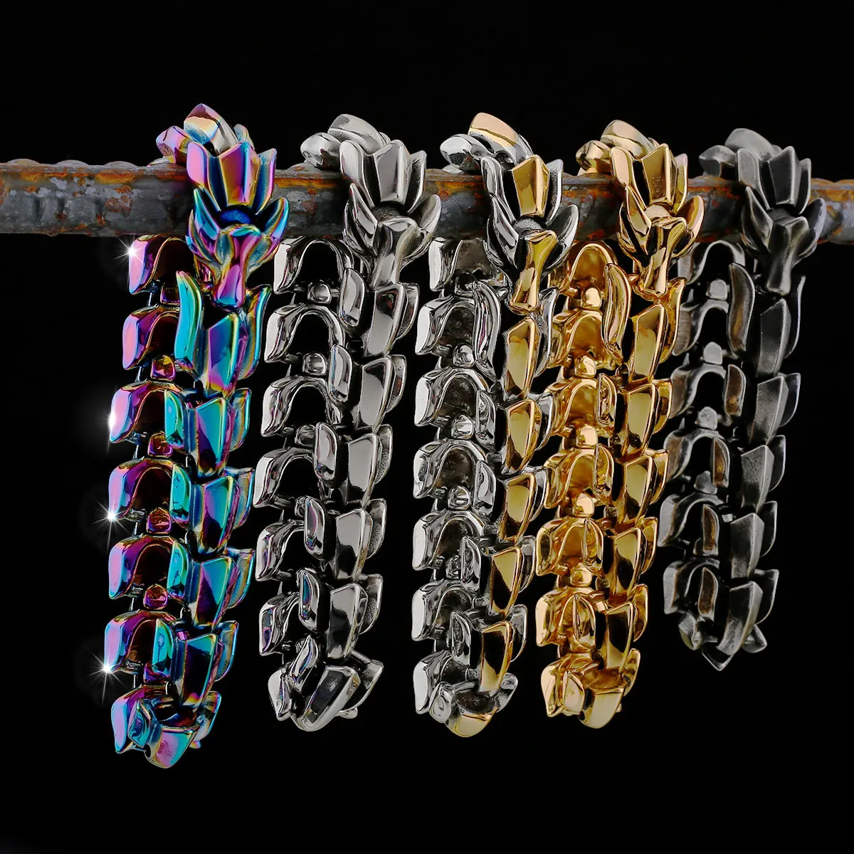 Creative Retro Men's Viking Multi-color Animal Bracelet Nordic Hip Hop Fashion Amulet Bracelet Punk Overbearing Jewelry Unisex
Creative Retro Men's Viking Multi-color Animal Bracelet Nordic Hip Hop Fashion Amulet Bracelet Punk Overbearing Jewelry Unisex