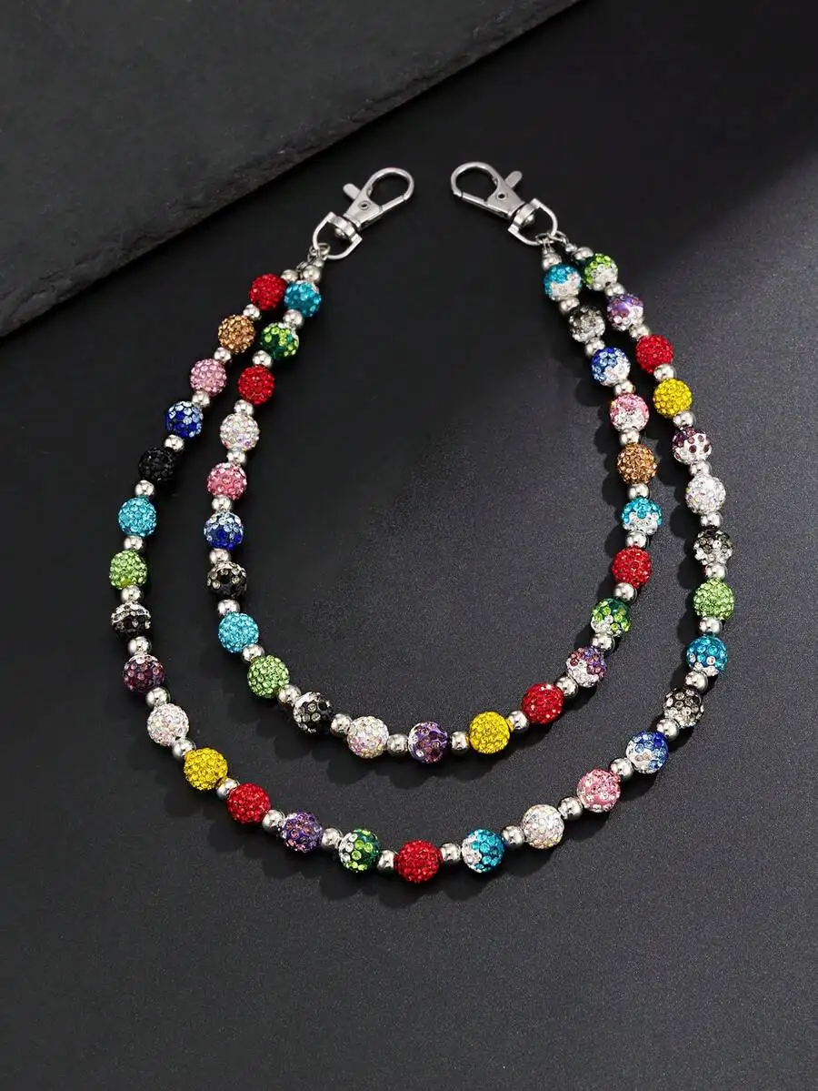 Multi-Layer Colorful Crystal Waist Chain For Adults, Casual Festival Party Body Jewelry
Multi-Layer Colorful Crystal Waist Chain For Adults, Casual Festival Party Body Jewelry