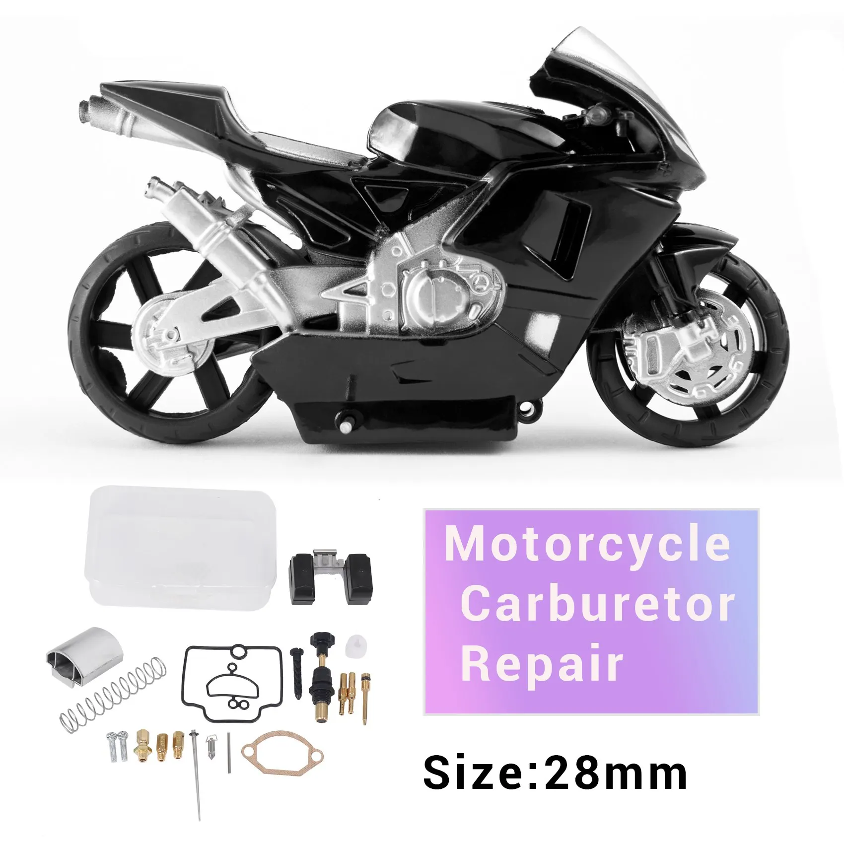 #543J 28Mm Motorcycle Carburetor Repair Kit Fit for Pwk Keihin Oko Spare Jets Parts (Picture color)
#543J 28Mm Motorcycle Carburetor Repair Kit Fit for Pwk Keihin Oko Spare Jets Parts (Picture color)
