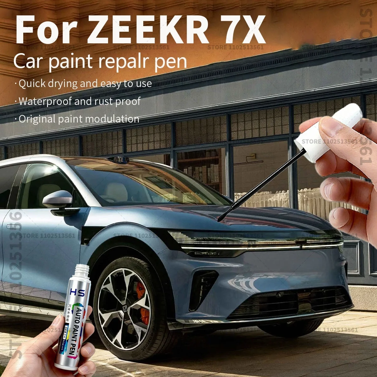 Для ZEEKR 7X ручка для ремонта автомобильной краски, средство для удаления царапин, сделай сам, автоаксессуары, черный 110717, белый 104707, синий, 126 серый, 7x коричневый
Для ZEEKR 7X ручка для ремонта автомобильной краски, средство для удаления царапин, сделай сам, автоаксессуары, черный 110717, белый 104707, синий, 126 серый, 7x коричневый