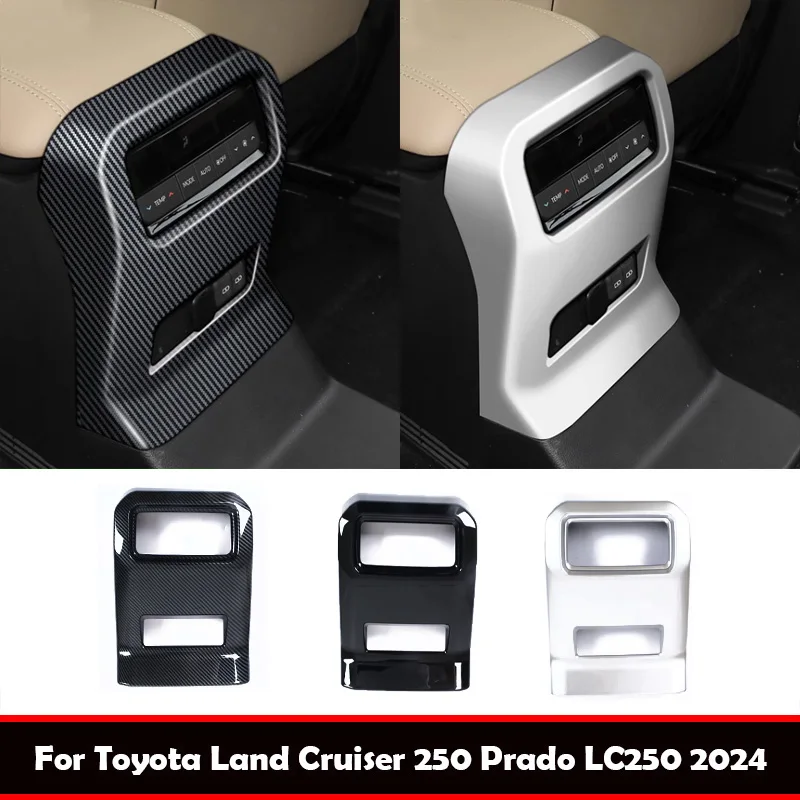 Для Toyota Land Cruiser 250 Prado LC250 2024, задняя розетка для кондиционера, вентиляционное отверстие переменного тока, задняя панель, аксессуары для интерьера
Для Toyota Land Cruiser 250 Prado LC250 2024, задняя розетка для кондиционера, вентиляционное отверстие переменного тока, задняя панель, аксессуары для интерьера