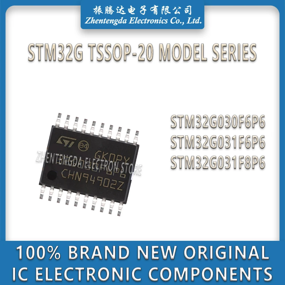 STM32G030F6P6 STM32G031F6P6 STM32G031F8P6 STM32G030F6 STM32G031F6 STM32G031F8 STM32G030 STM32G031 STM IC MCU Chip TSSOP-20
STM32G030F6P6 STM32G031F6P6 STM32G031F8P6 STM32G030F6 STM32G031F6 STM32G031F8 STM32G030 STM32G031 STM IC MCU Chip TSSOP-20