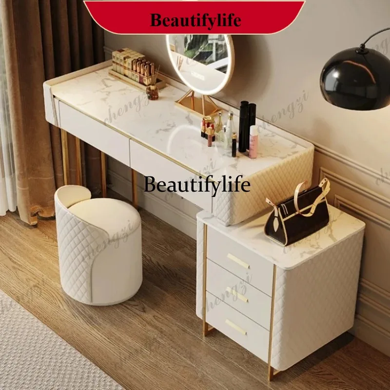 G153 Organizer Light Mirror Vanity Table Aesthetic Simple Makeup Storage Simple Dressing Table Drawer Decor Penteadeira Furnitur
G153 Organizer Light Mirror Vanity Table Aesthetic Simple Makeup Storage Simple Dressing Table Drawer Decor Penteadeira Furnitur