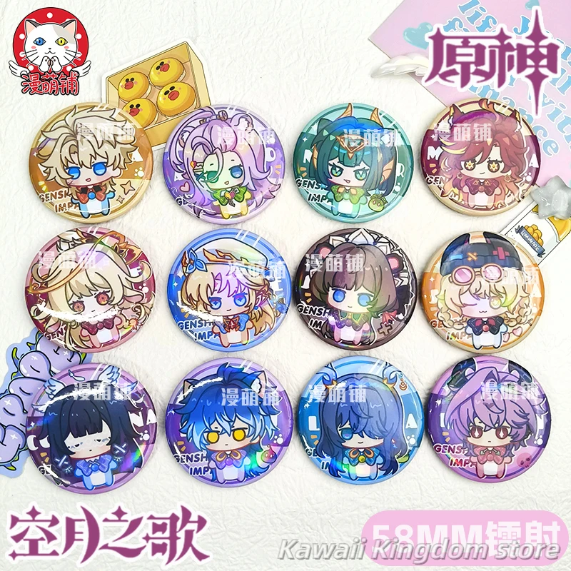 Genshin Impact Flins Nefer аниме косплей кнопка булавка милая мультяшная брошь значок аксессуары для рюкзака открывалка для бутылок 
Genshin Impact Flins Nefer аниме косплей кнопка булавка милая мультяшная брошь значок аксессуары для рюкзака открывалка для бутылок