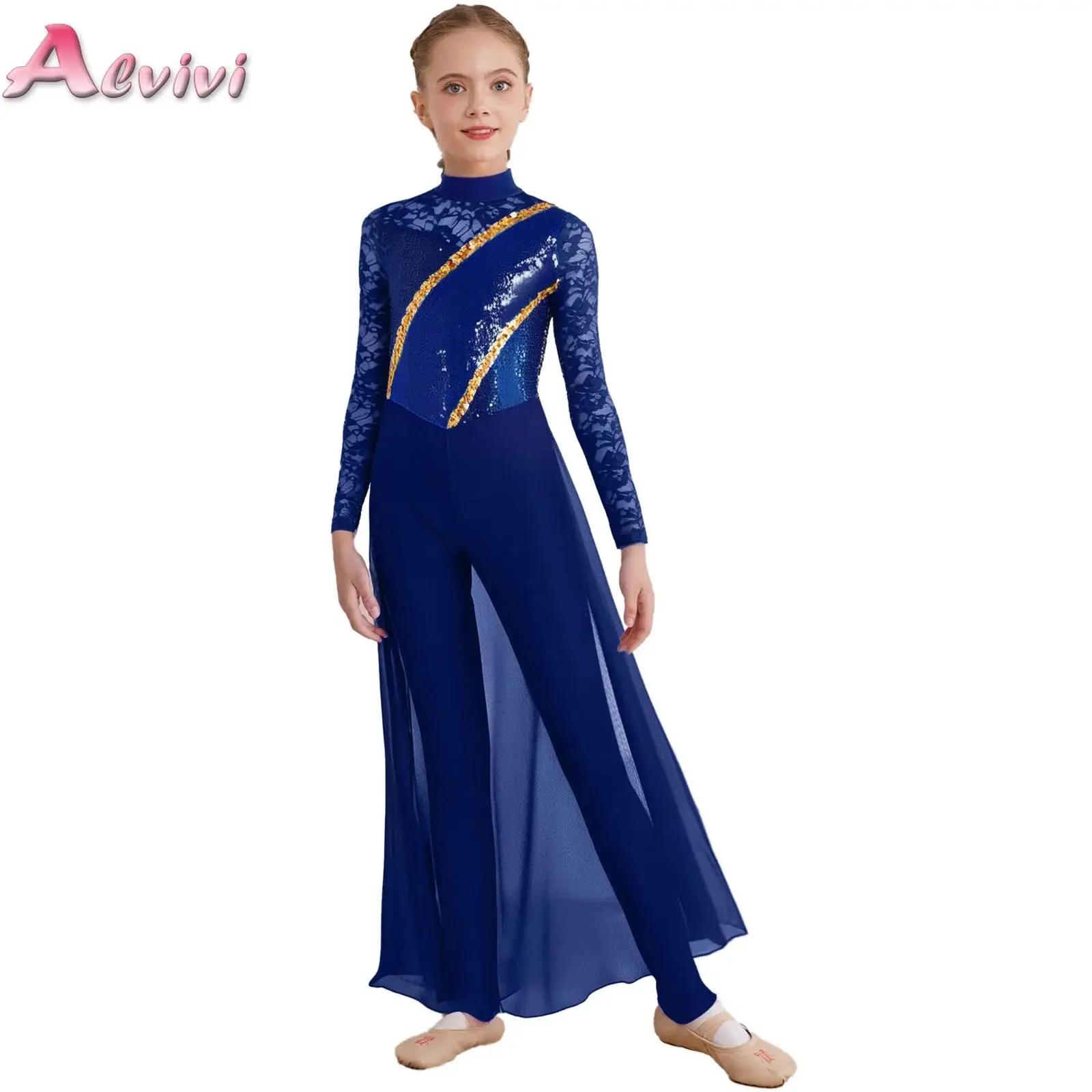 Kids Girls Gymnastics Figure Skating Jumpsuit Floral Lace Sequins Chiffon Skirted Unitard Rompers Dresses Lyrical Dance Costume
Kids Girls Gymnastics Figure Skating Jumpsuit Floral Lace Sequins Chiffon Skirted Unitard Rompers Dresses Lyrical Dance Costume