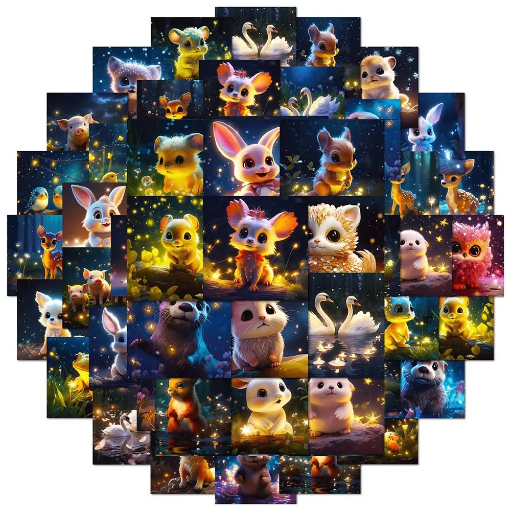 10/50Pcs Cute Night Star Cartoon Anime Animals Aesthetic Varied Sticker Pack for Kid Travel Luggage Decoration Graffiti Decals
10/50Pcs Cute Night Star Cartoon Anime Animals Aesthetic Varied Sticker Pack for Kid Travel Luggage Decoration Graffiti Decals