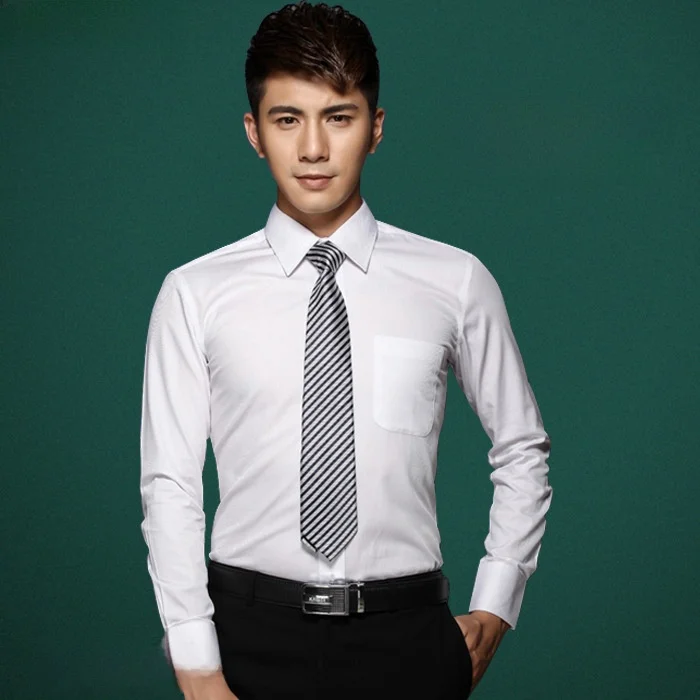 Men's Business Shirt Long Sleeve Slim Fit White Cotton Oxford Workwear Professional Clothing Autumn Winter Fashion Style
Men's Business Shirt Long Sleeve Slim Fit White Cotton Oxford Workwear Professional Clothing Autumn Winter Fashion Style