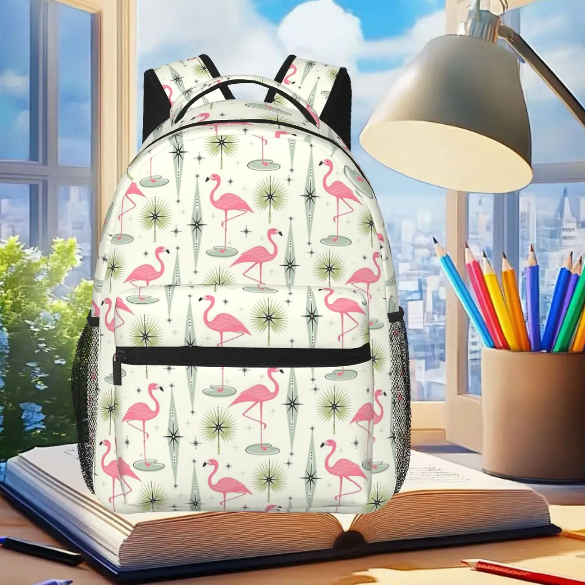 Atomic Flamingo Oasis Student Backpack School Bag Hiking Travel Daypack for Boys Girls Fashion Bookbag Shoulder Bags
Atomic Flamingo Oasis Student Backpack School Bag Hiking Travel Daypack for Boys Girls Fashion Bookbag Shoulder Bags