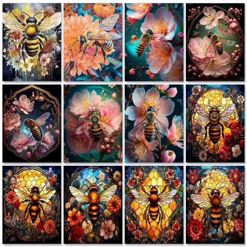 Painting By Numbers Hand Drawn Style Animals Adult Kit Bees DIY Acrylic Paint Canva Artwork Canva Art Gift Home Decorate
Painting By Numbers Hand Drawn Style Animals Adult Kit Bees DIY Acrylic Paint Canva Artwork Canva Art Gift Home Decorate