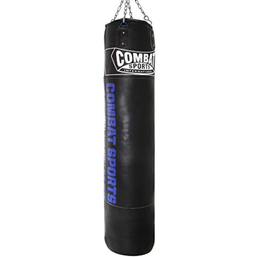 Muay Thai heavy bag for training genuine leather black 100 lb. durable construction with reinforced stitching
Muay Thai heavy bag for training genuine leather black 100 lb. durable construction with reinforced stitching
