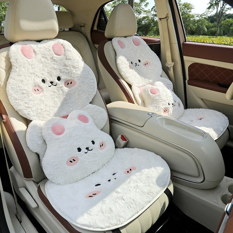 New Winter Plush Car Seat Cushion Thickened Warm Cute Cartoon Semi-Wrapped Seat Cover Universal Main Driving Interior Pad For
New Winter Plush Car Seat Cushion Thickened Warm Cute Cartoon Semi-Wrapped Seat Cover Universal Main Driving Interior Pad For