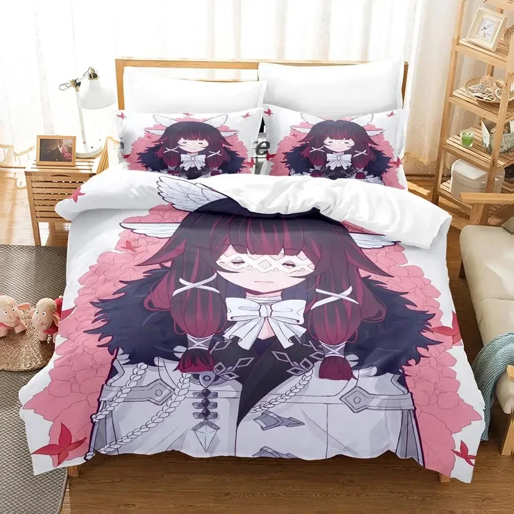 Genshin Impact Columbina Bedding Set Single Twin Full Queen King Size Aldult Duvetcover Kawaii Bed Sets for Boys Bedroom
Genshin Impact Columbina Bedding Set Single Twin Full Queen King Size Aldult Duvetcover Kawaii Bed Sets for Boys Bedroom