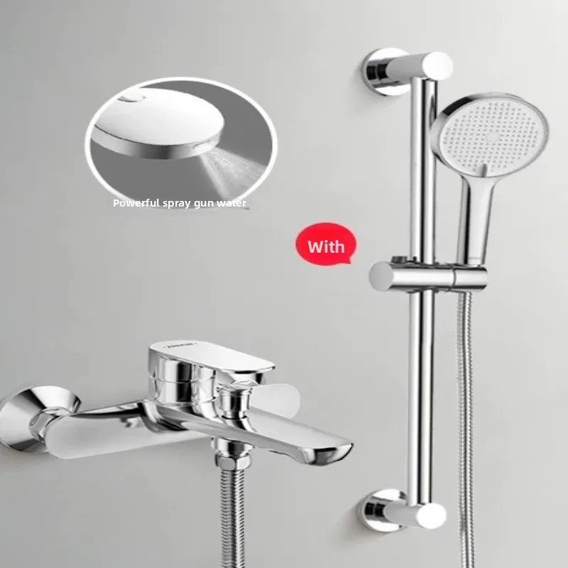 Dual Control Split Ceramic Faucet,Brass Shower Mixing Valve, Height Adjustable Bathtub Tap, Long Acting Anti Bacteria Shower Set
Dual Control Split Ceramic Faucet,Brass Shower Mixing Valve, Height Adjustable Bathtub Tap, Long Acting Anti Bacteria Shower Set