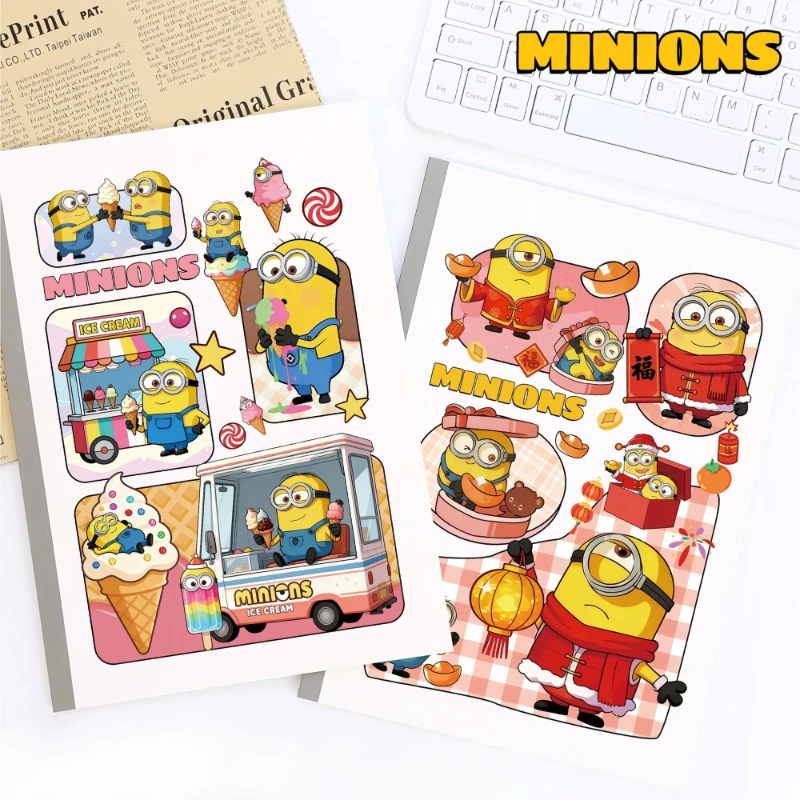 Minions cartoon cute student notebook kawaii stationery study office supplies B5 lined notebook anime merchandise wholesale
Minions cartoon cute student notebook kawaii stationery study office supplies B5 lined notebook anime merchandise wholesale