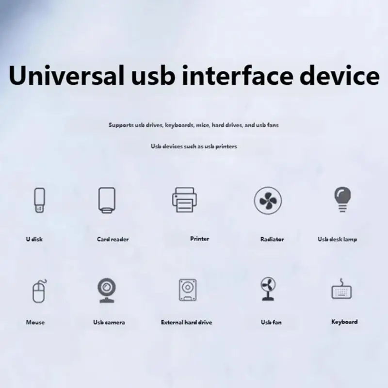 R53C Plugs Play USB3.0 Адаптер 5-портовый разветвитель расширения Легкий для портативных ПК
R53C Plugs Play USB3.0 Адаптер 5-портовый разветвитель расширения Легкий для портативных ПК